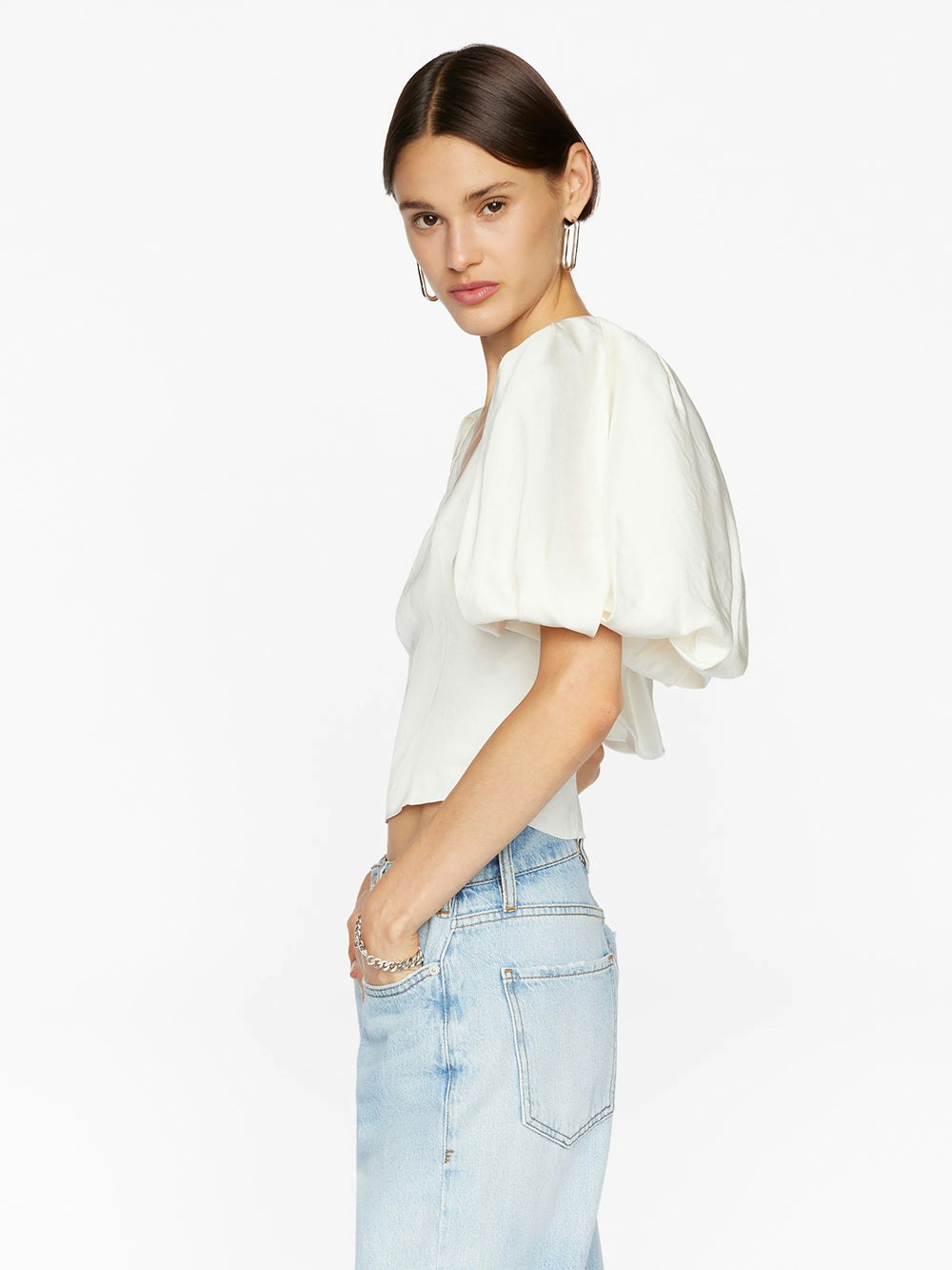 top side view